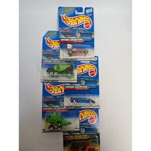 Hot Wheels Virtual Collection Cars '99 Lot of 5 Cars NIP Unopened Packs